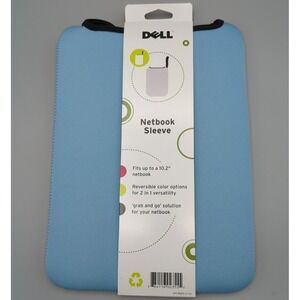 Dell Netbook Sleeve Tablet Cover Neoprene 10.2 inch Light Blue/Black 5 Dot‎